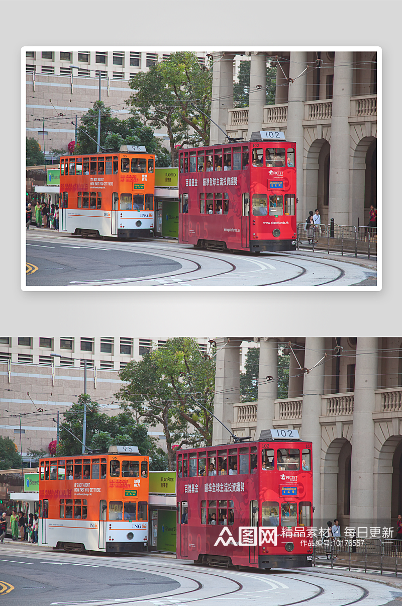 香港街景建筑摄影图片素材