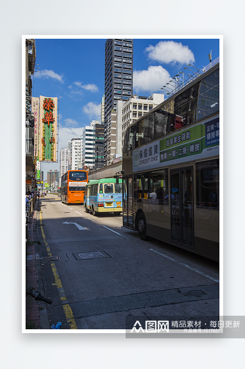 香港街景建筑摄影图片素材