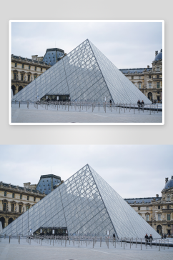 法国建筑风景画图片
