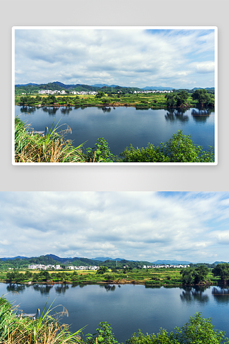 中国乡村风景画田园美景