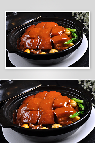 红烧肉美食摄影图片