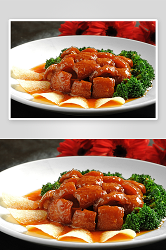 红烧肉美食摄影图片