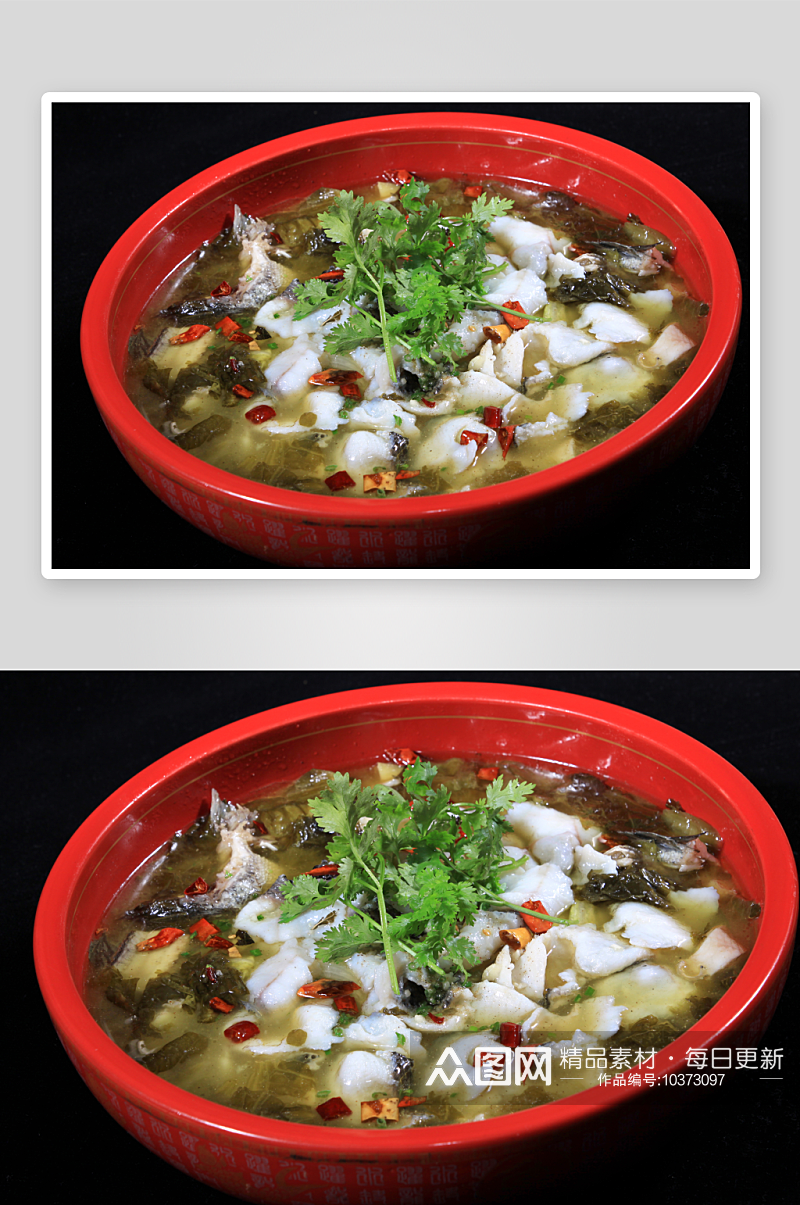 水煮鱼酸菜鱼摄影图片素材
