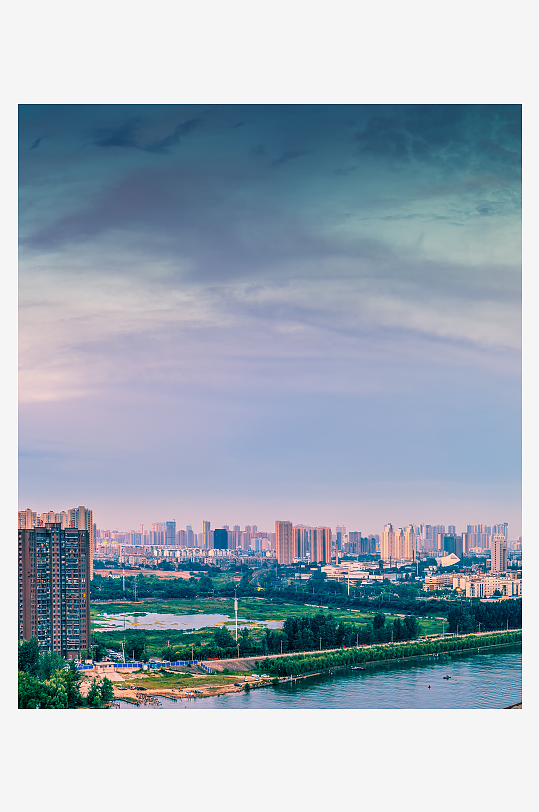 武汉城市风光汉水两岸