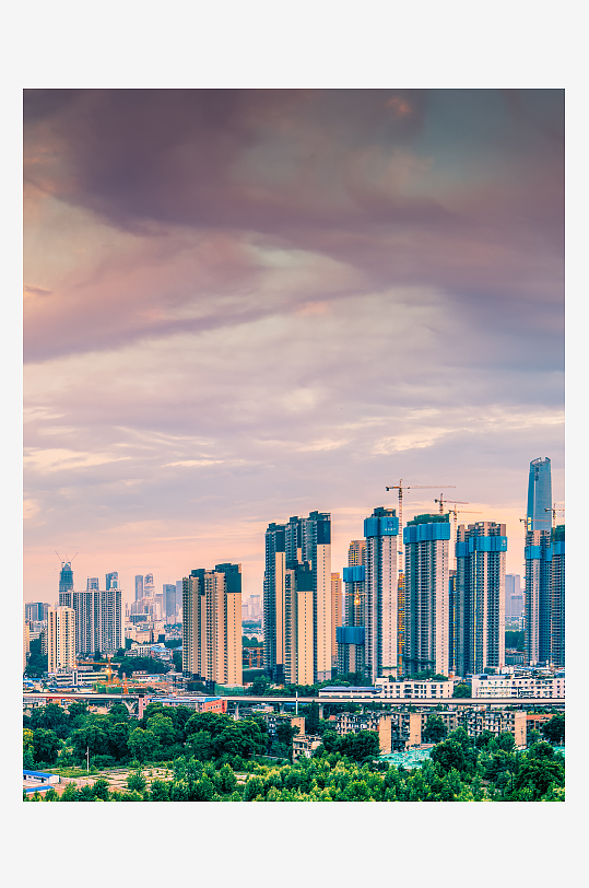 武汉城市风光汉水两岸