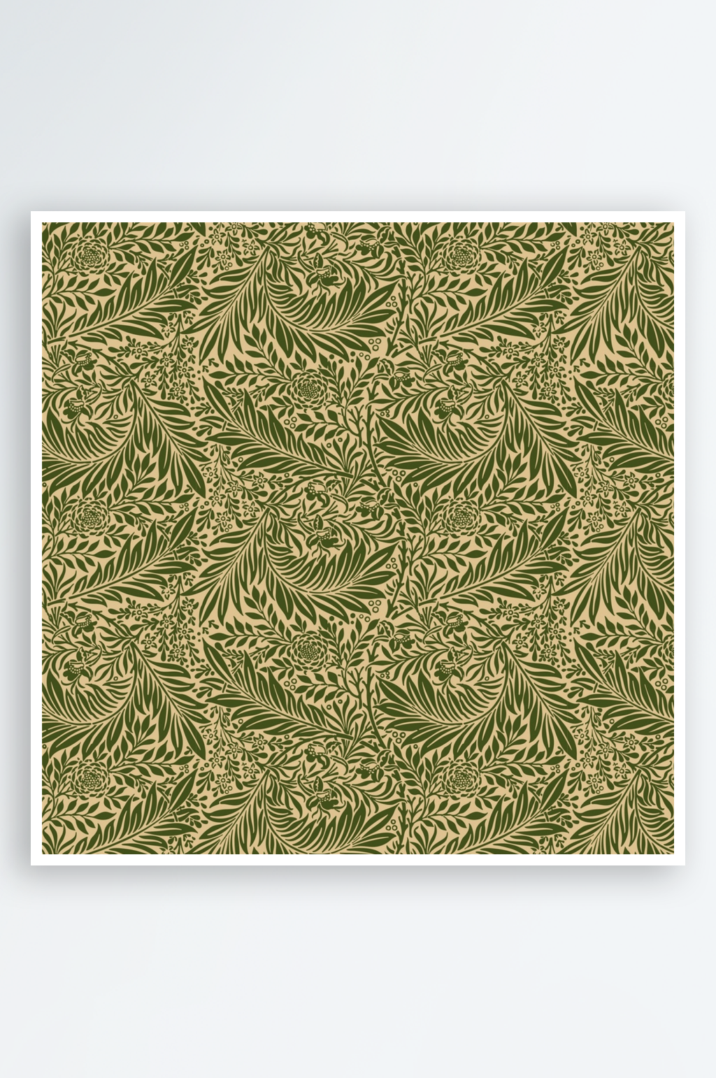 矢量植物花纹底纹背景素材素材