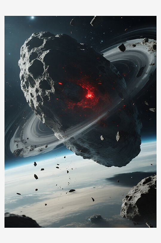 唯美星空风景画图片