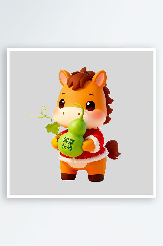 马年IP形象免抠图-众图网