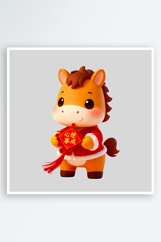 马年IP形象免抠图-众图网