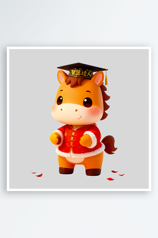 马年IP形象免抠图-众图网