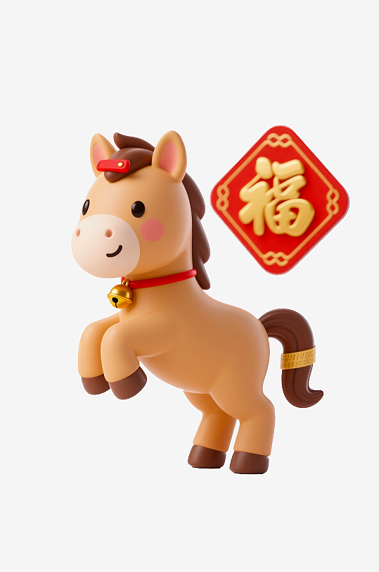 马年IP形象免抠PNG图素材-众图网