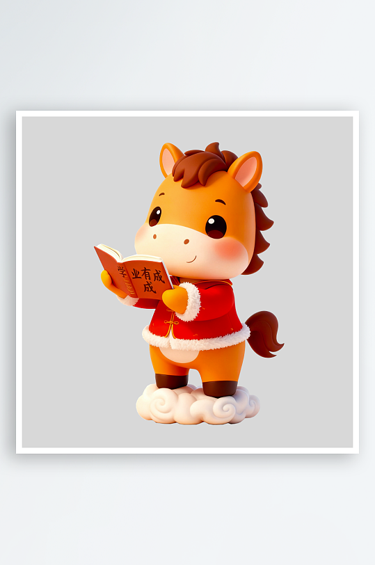 马年IP形象免抠PNG图素材-众图网