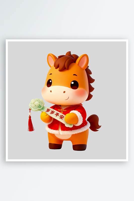 马年IP形象免抠PNG图素材-众图网