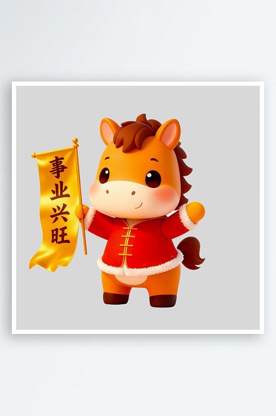 马年IP形象免抠PNG图素材-众图网