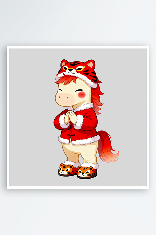 马年IP形象免抠PNG图素材-众图网