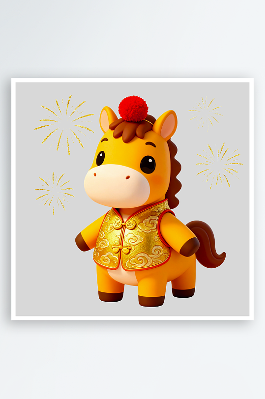 马年IP形象免抠图片-众图网