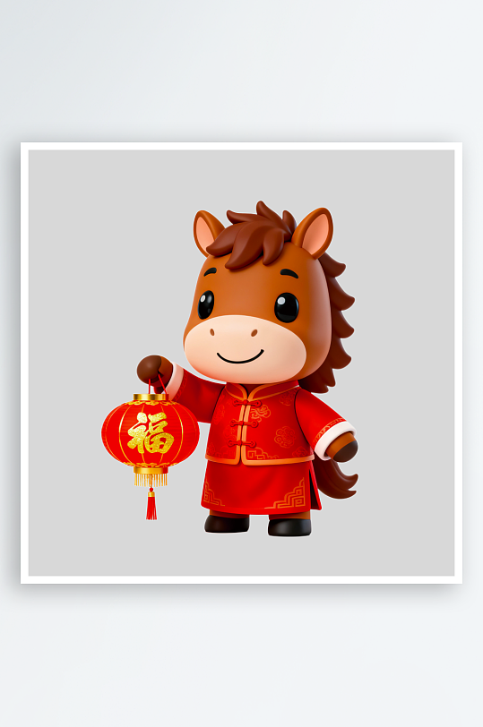马年IP形象免抠png素材-众图网