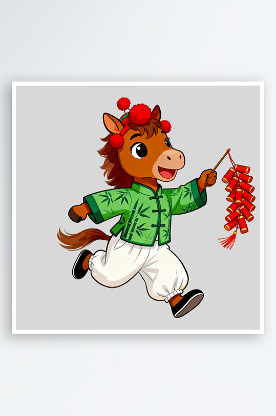 马年IP形象免抠png图片-众图网