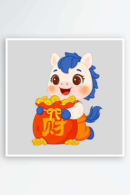 马年IP形象免抠png图片-众图网