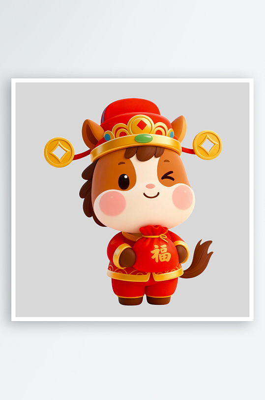 马年IP形象免抠png图片-众图网