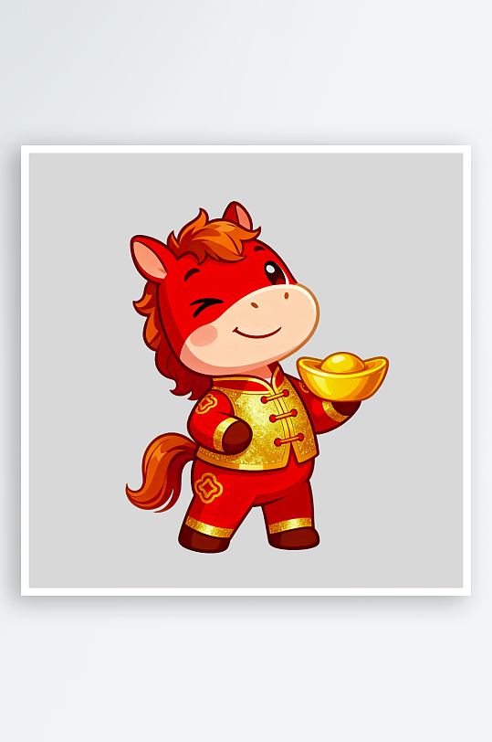 马年IP形象免抠png图片-众图网