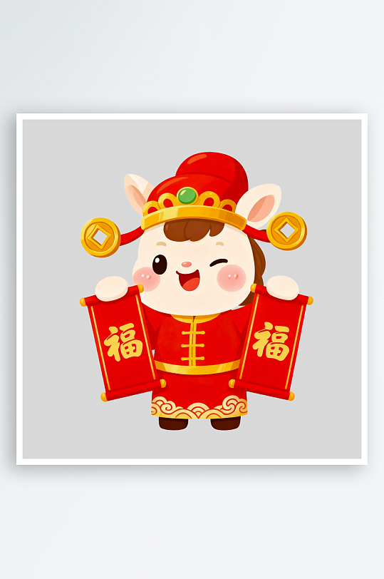 马年IP卡通马免抠png素材-众图网