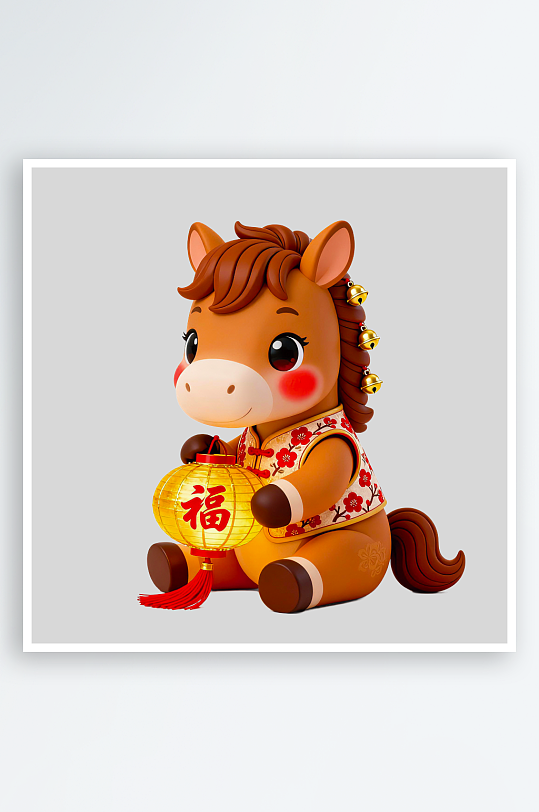 马年IP卡通马免抠png图片-众图网