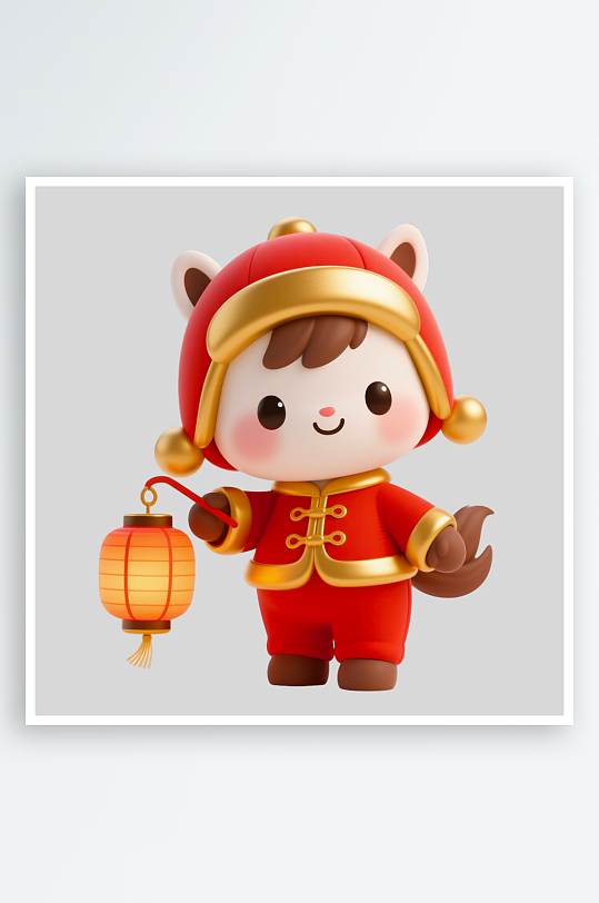 水彩马卡通马形象免抠png图-众图网