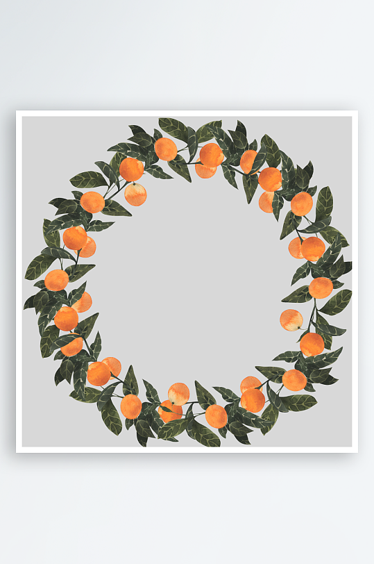 复古手绘植物花卉png图-众图网