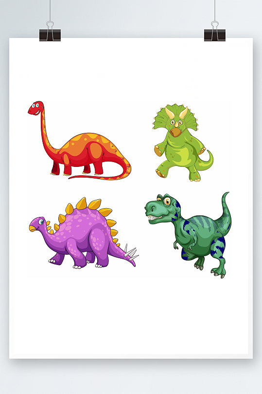 动漫卡通可爱恐龙
