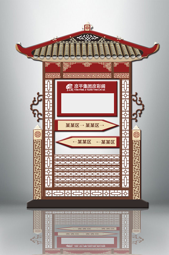 景区索引导视牌指示牌