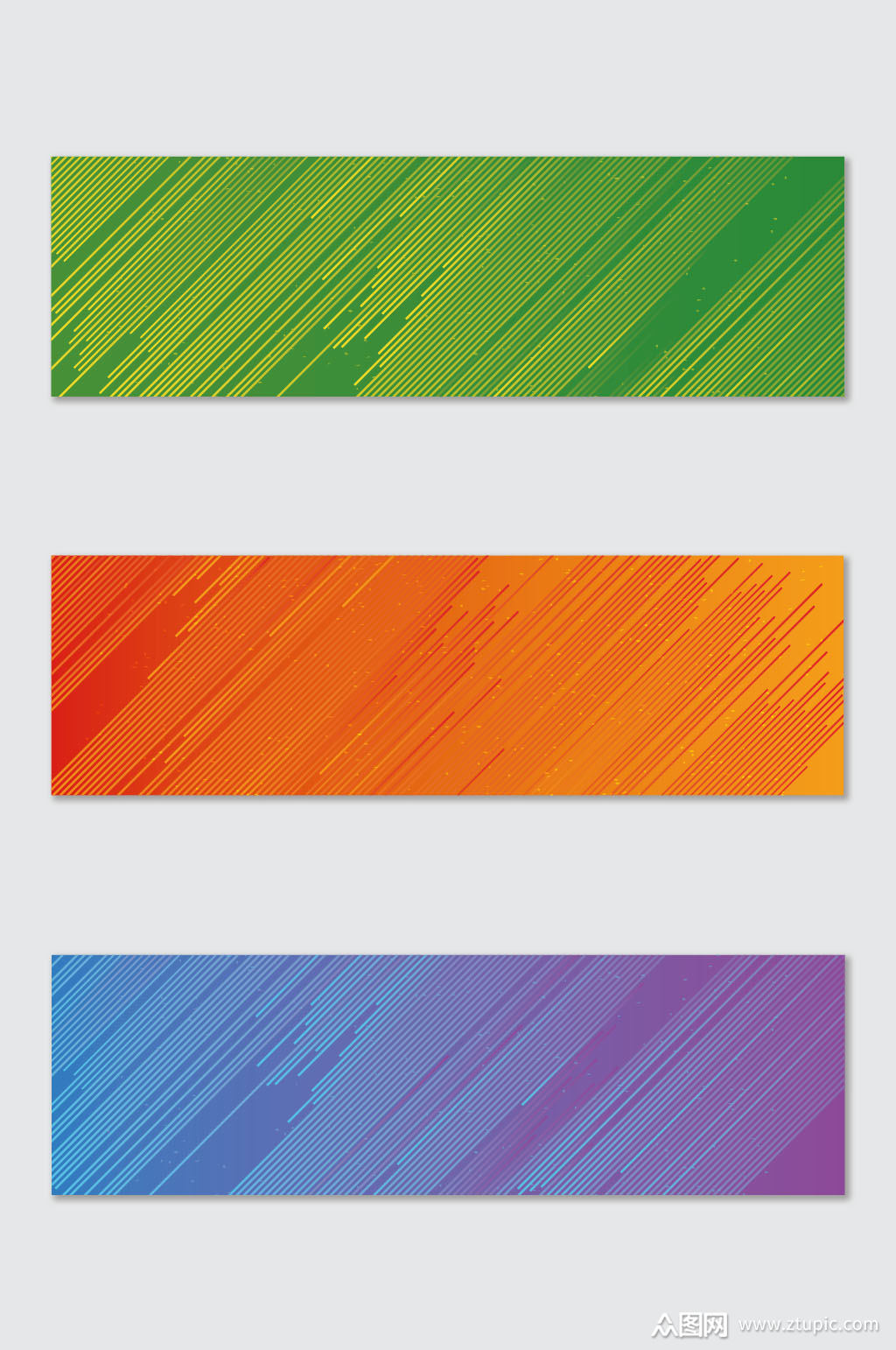 几何线条banner海报