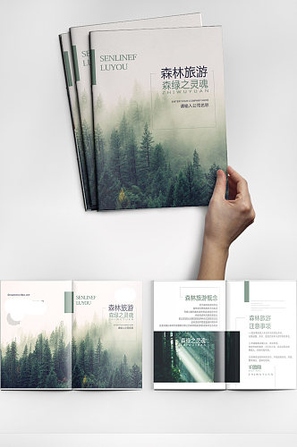 梦幻意境森林旅游宣传画册