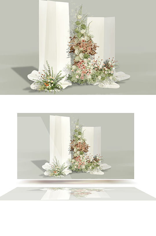 白色花背景图片 白色花背景设计素材 白色花背景模板下载 众图网