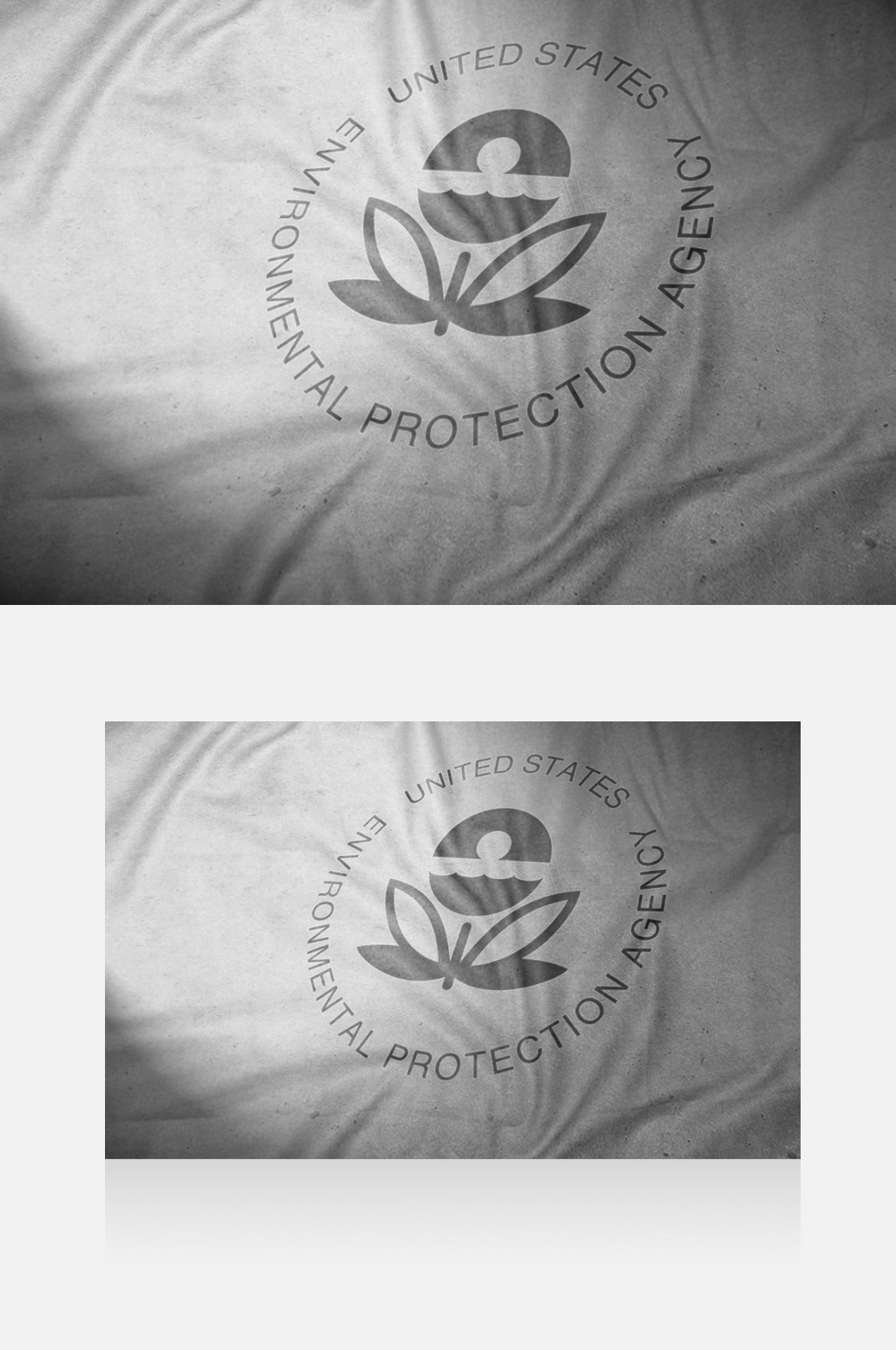 老旧衣服logo样机素材