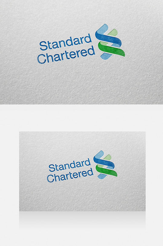 众图网 小清新蓝色logo样机