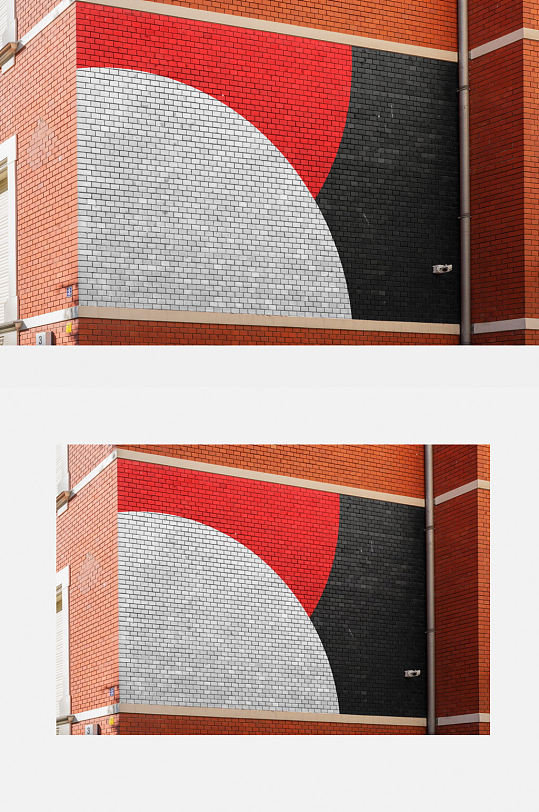 城市墙面涂鸦喷绘样机