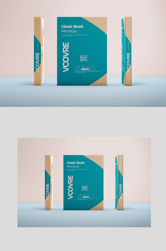 创意书籍封面样机