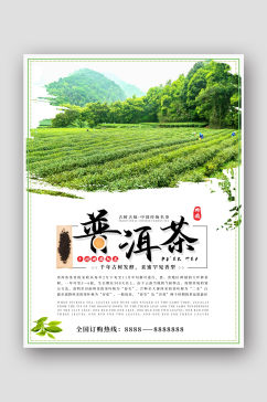 普洱茶商业海报设计