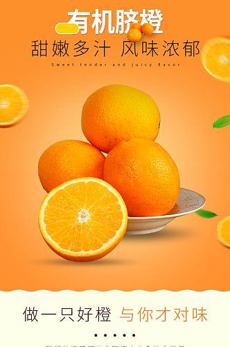 电商水果生鲜果冻橙子橙柑橘脐橙详情页