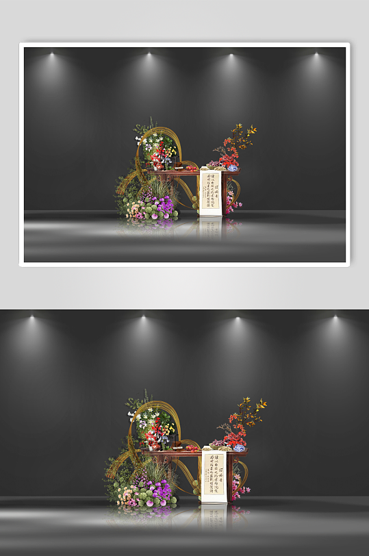 新中式婚礼订婚宴签到-众图网