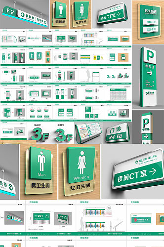 医疗医院导视系统图