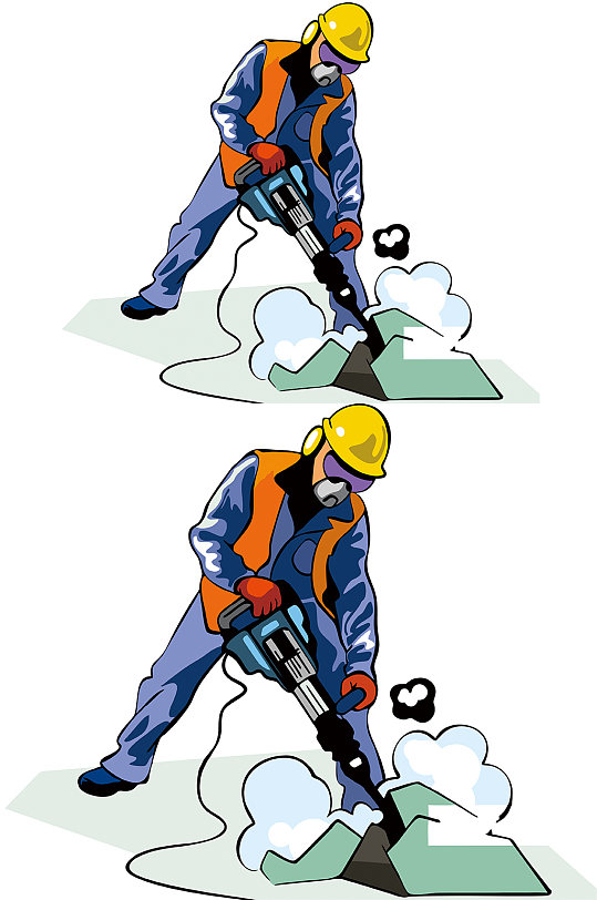 工人巨匠免扣素材设计