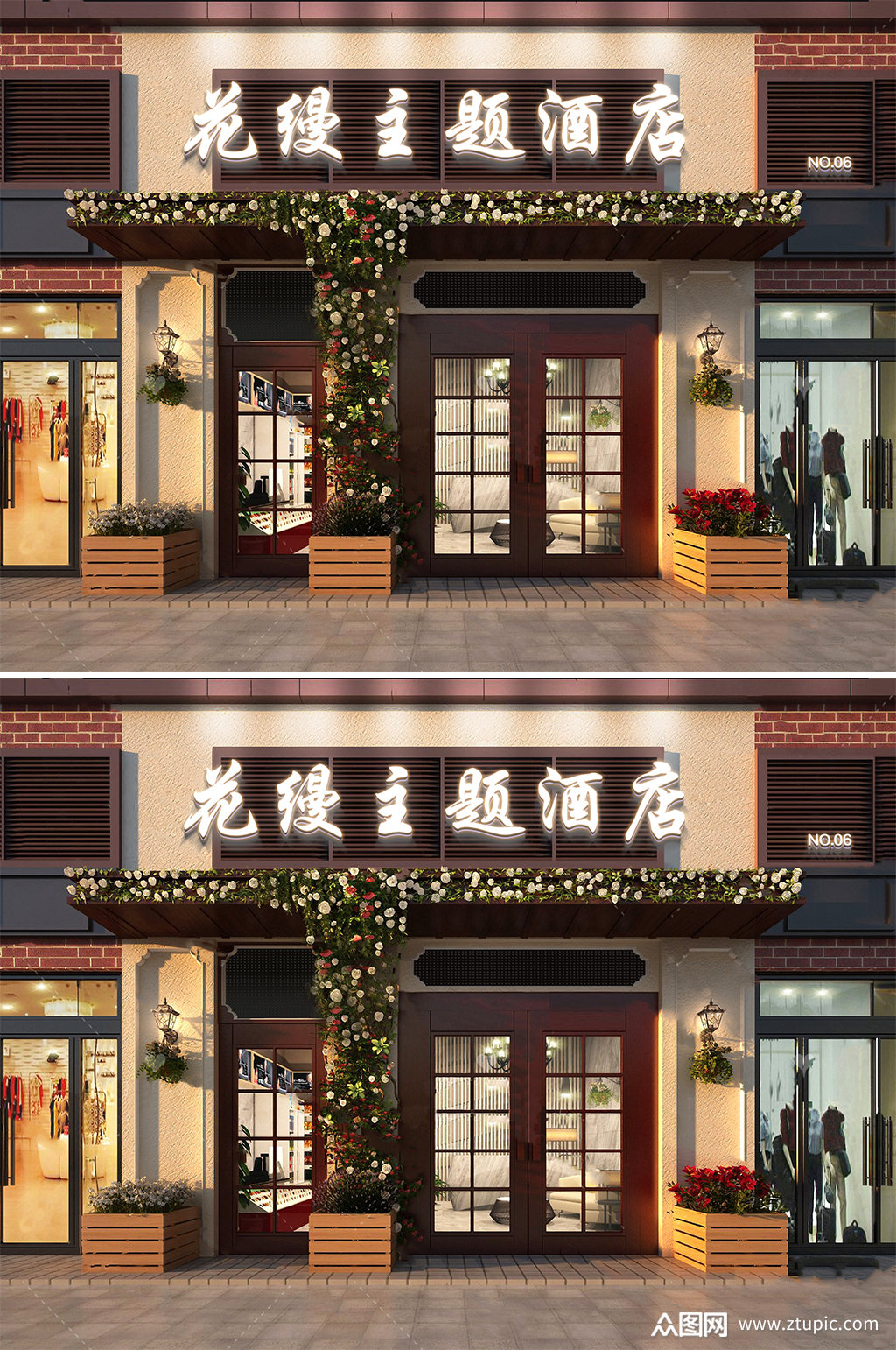 卖场门头装修效果图设计