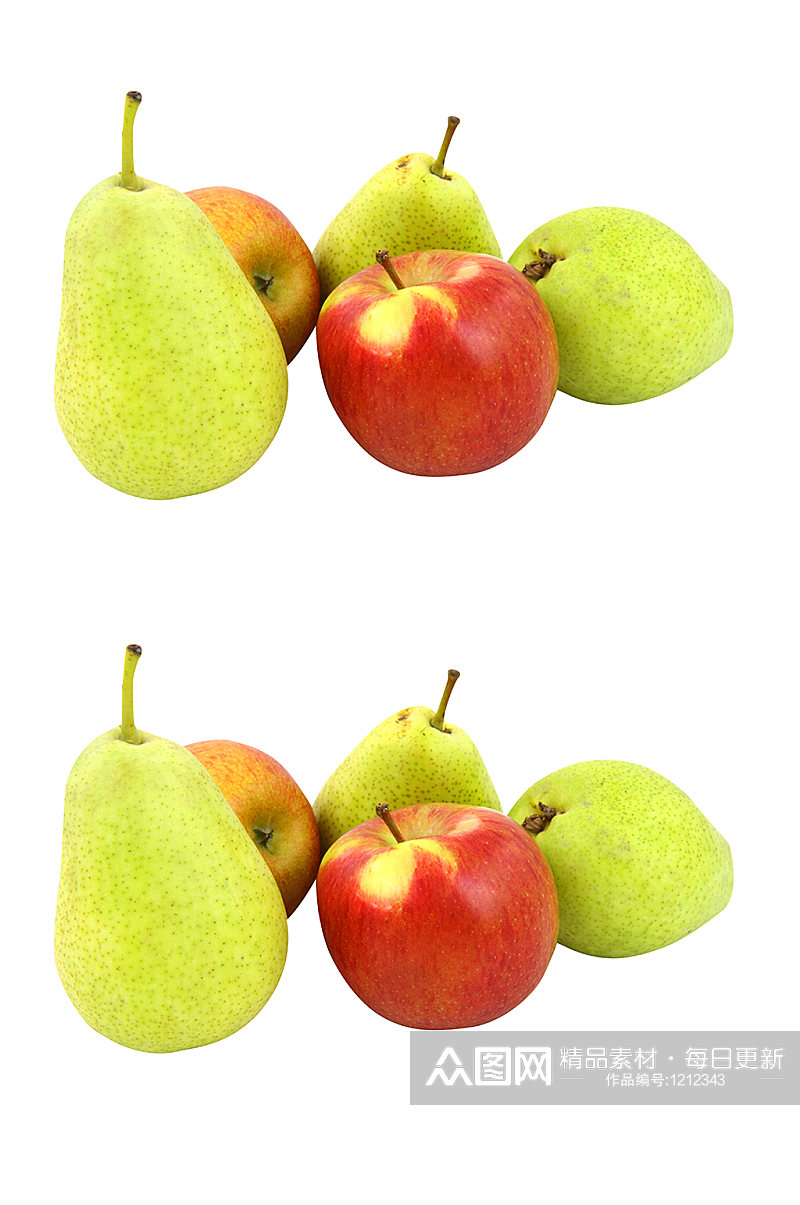 梨子苹果水果免扣蔬菜素材