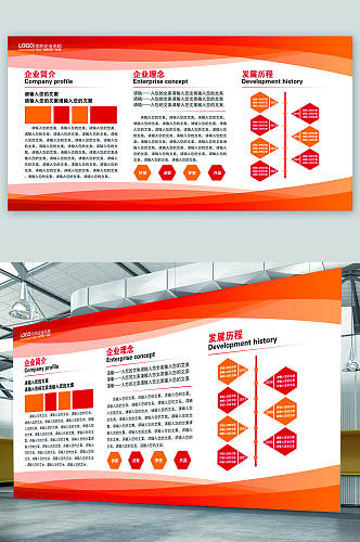 企业文化宣传展板设计