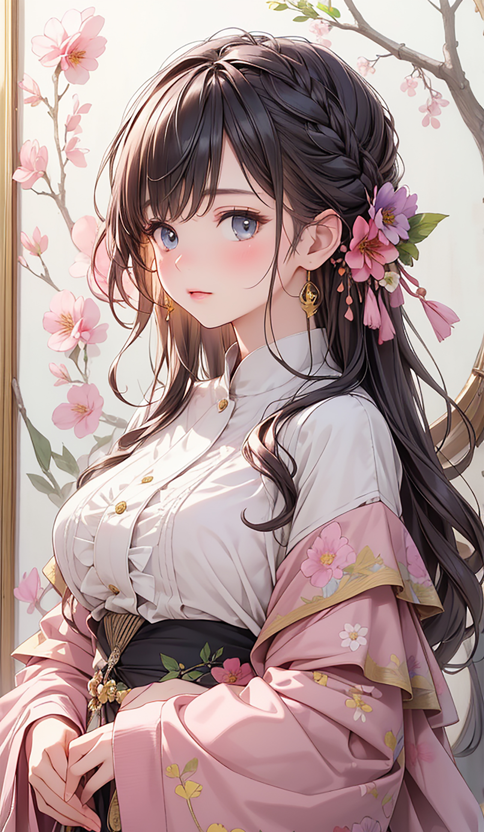 国风古风动漫少女素材