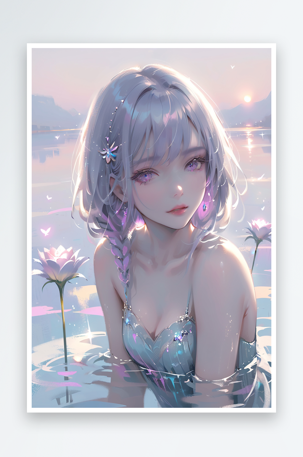 仙境性感唯美少女素材