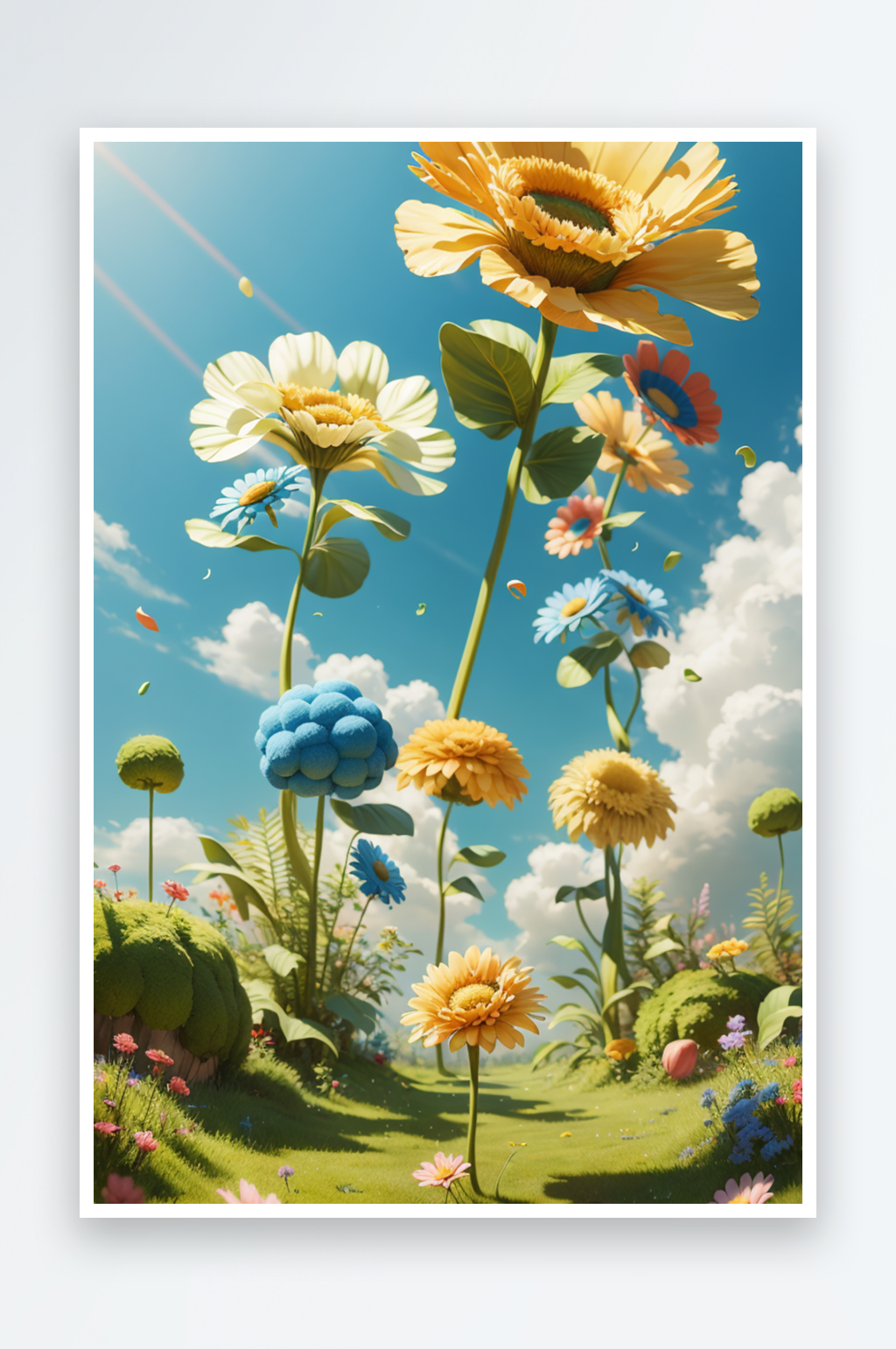 精灵世界3D梦幻背景图素材