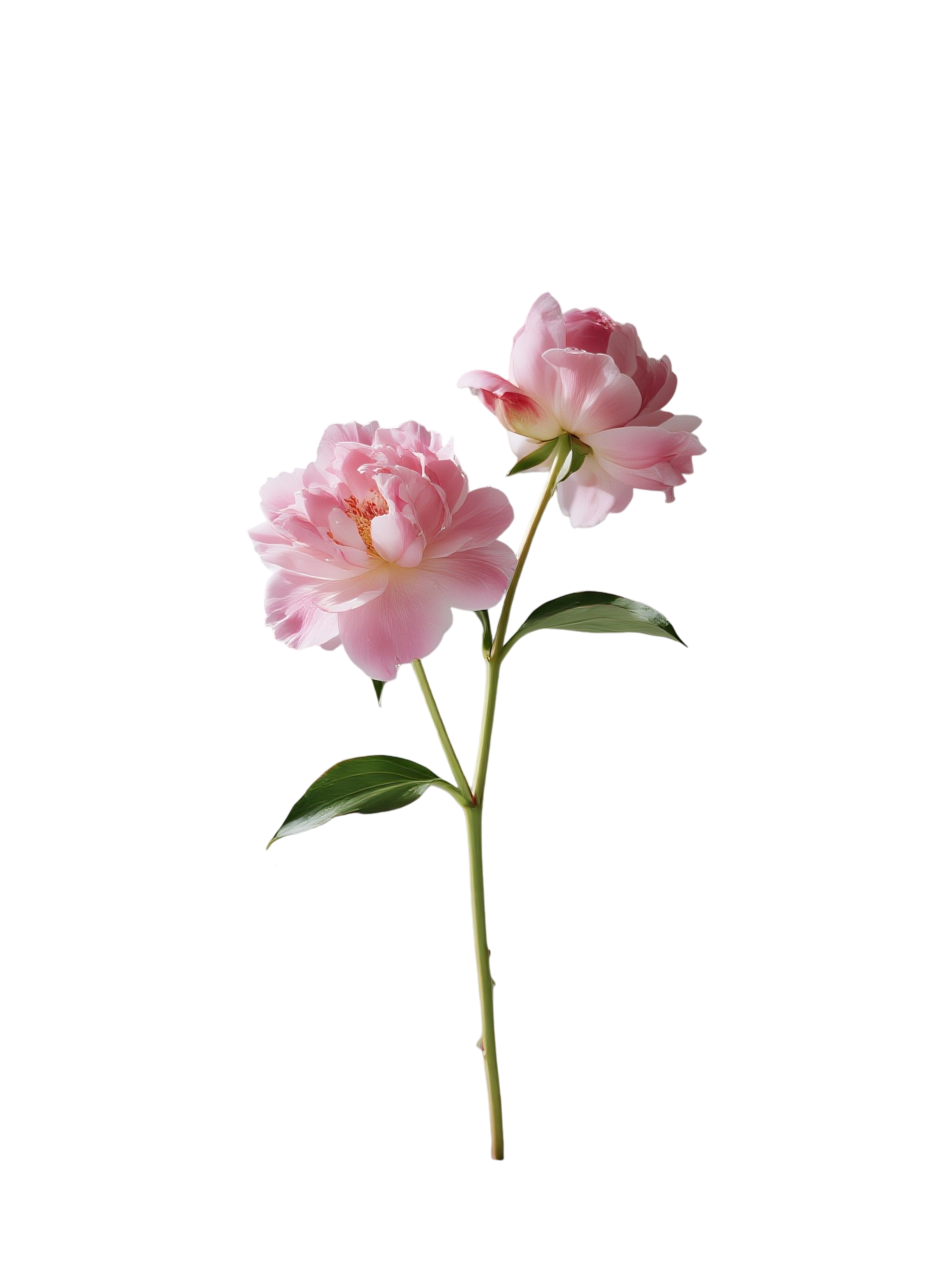 芍药3粉色系花元素素材